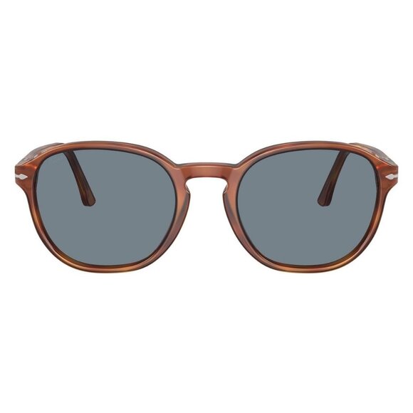 New PERSOL Brown Square PO3343S 96/56 Sunglasses Women - Picture 2 of 6